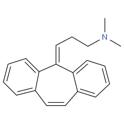 Структурная формула Циклобензаприн