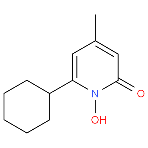 Структурная формула Циклопирокс