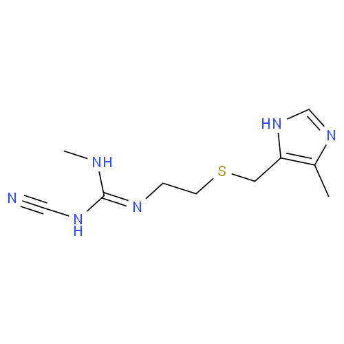 Структурная формула Циметидин