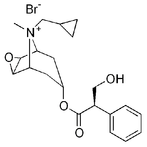 Структурная формула Циметропия бромид