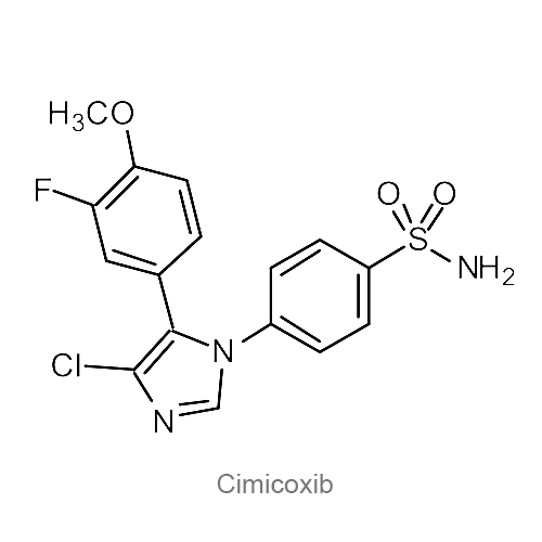 Цимикоксиб структурная формула