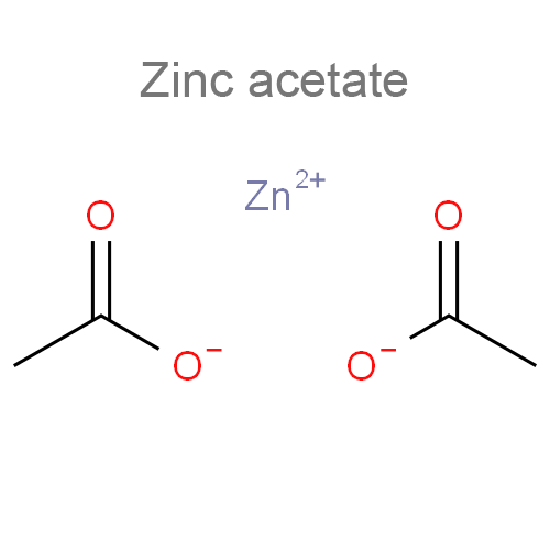 Структурная формула Цинка ацетат + Эритромицин