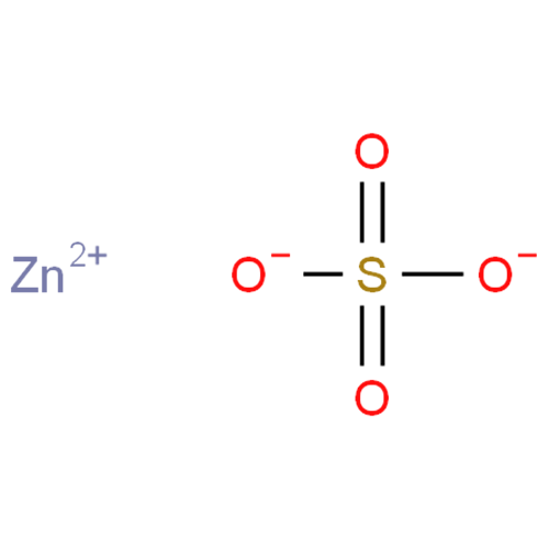 Структурная формула Цинка сульфат