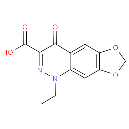 Циноксацин структурная формула