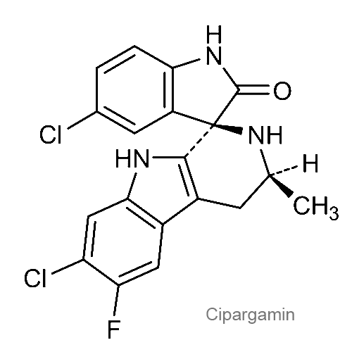 Структурная формула Ципаргамин