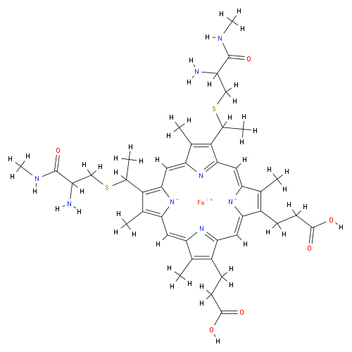 Структурная формула Цитохром C