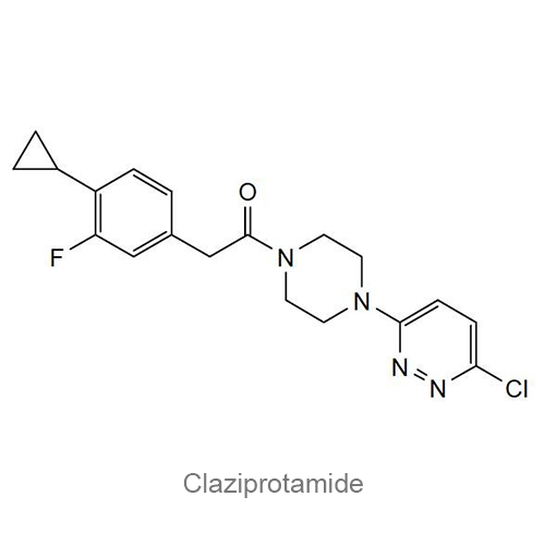 Структурная формула Клазипротамид