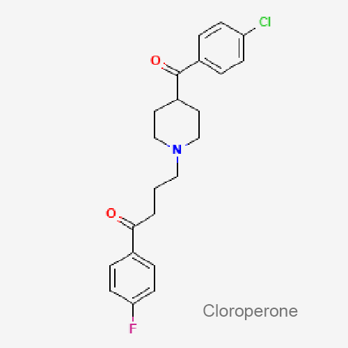 Клороперон структурная формула