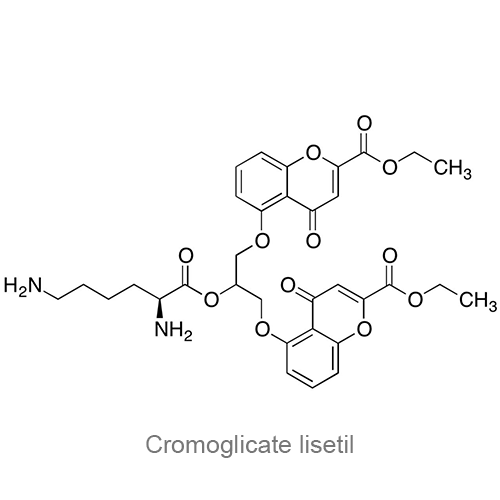 Структурная формула Кромогликат лизетил