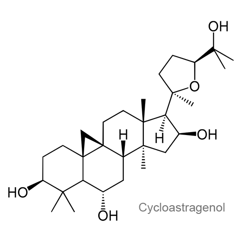 Циклоастрагенол структурная формула
