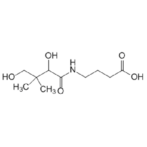 D,L-Гопантеновая кислота структурная формула