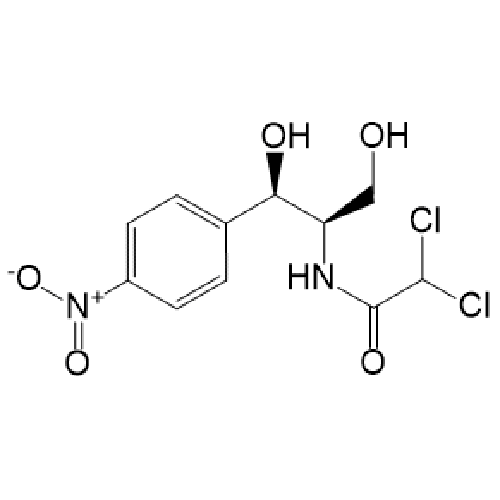 D,L-хлорамфеникол структурная формула