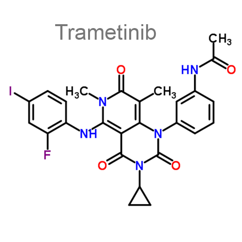 Дабрафениб + Траметиниб структурная формула 2