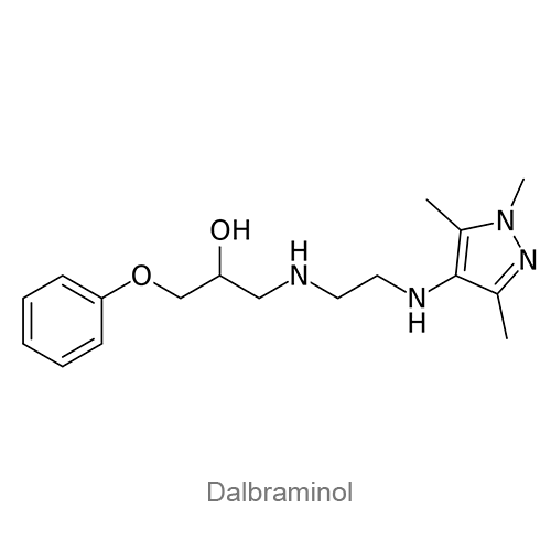 Структурная формула Далбраминол