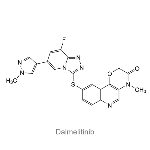 Структурная формула Далмелитиниб