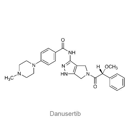 Структурная формула Данусертиб