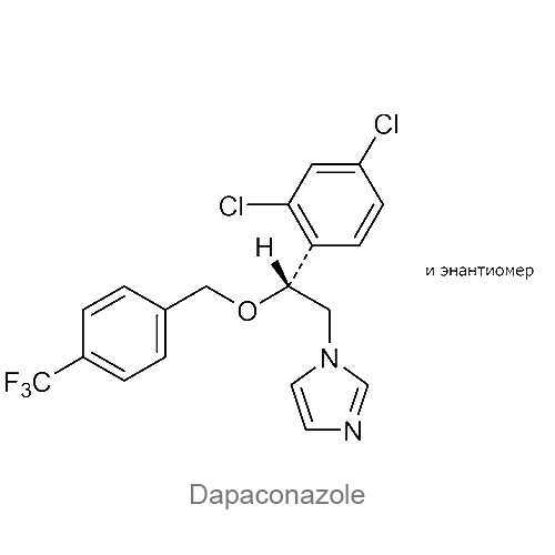 Структурная формула Дапаконазол