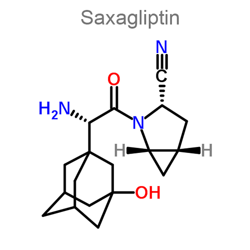 Дапаглифлозин + Саксаглиптин структурная формула 2