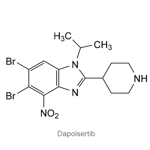 Даполсертиб структурная формула