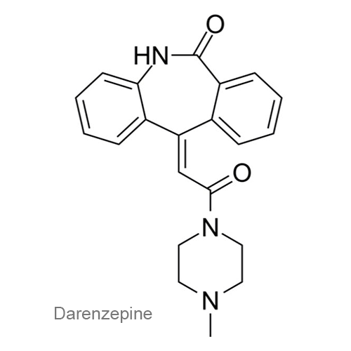 Структурная формула Дарензепин