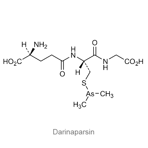Даринапарсин структурная формула