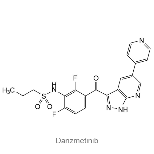Структурная формула Даризметиниб