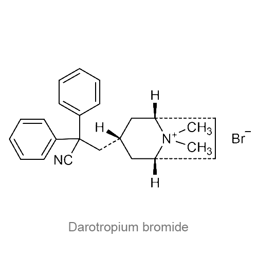 Структурная формула Даротропия бромид