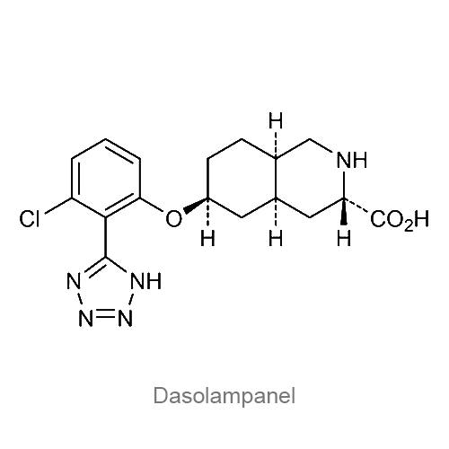 Структурная формула Дазолампанел