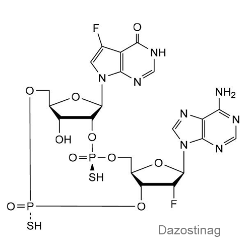 Структурная формула Дазостинаг