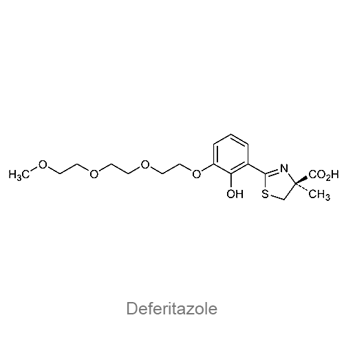 Деферитазол структурная формула
