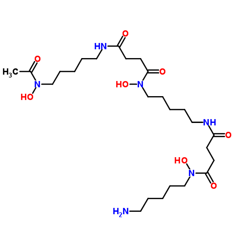 Дефероксамин структурная формула
