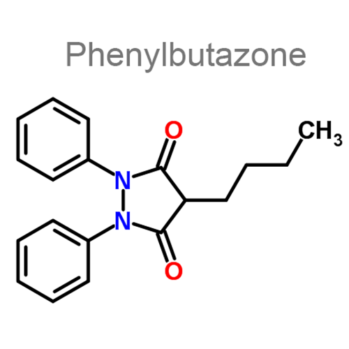 Структурная формула 2 Дексаметазон + Фенилбутазон + Цианокобаламин + Лидокаин