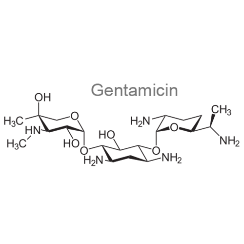 Структурная формула 2 Дексаметазон + Гентамицин