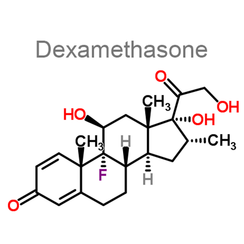 Дексаметазон + Гентамицин структурная формула