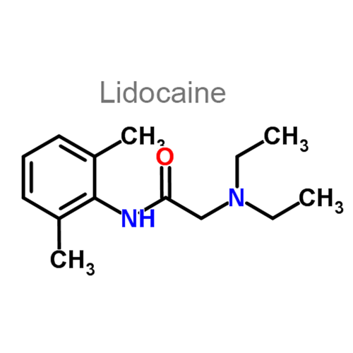 Структурная формула 2 Дексаметазон + Лидокаин