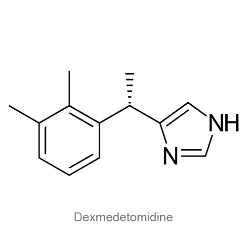 Структурная формула Дексмедетомидин
