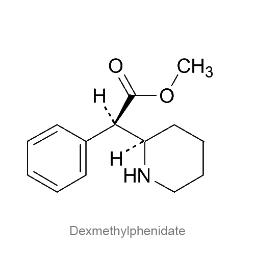 Дексметилфенидат структурная формула