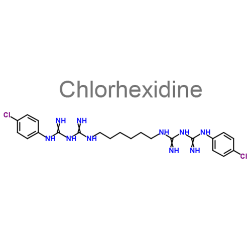 Декспантенол + Хлоргексидин структурная формула 2