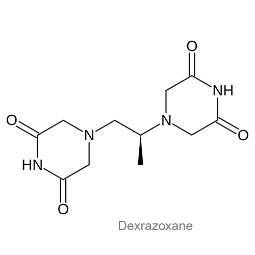 Структурная формула Дексразоксан