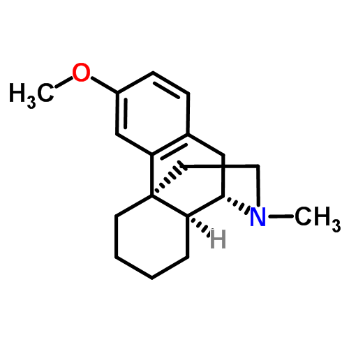 Декстрометорфан структурная формула