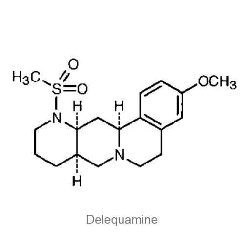 Структурная формула Делеквамин