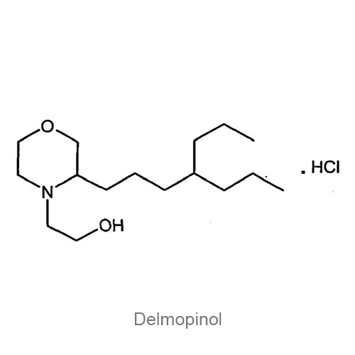 Структурная формула Делмопинол