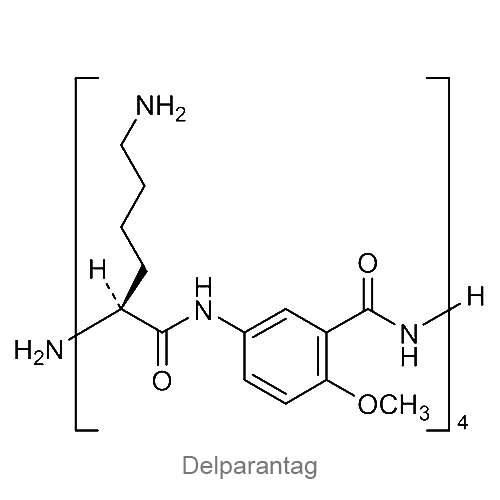 Структурная формула Делпарантаг