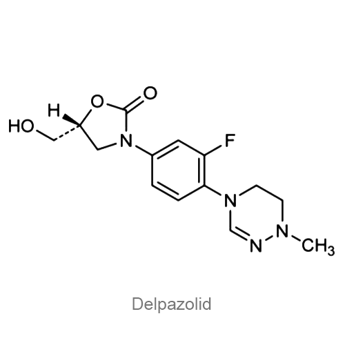 Делпазолид структурная формула
