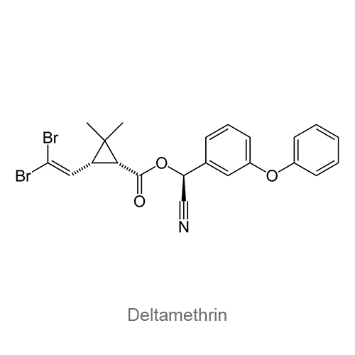 Структурная формула Дельтаметрин