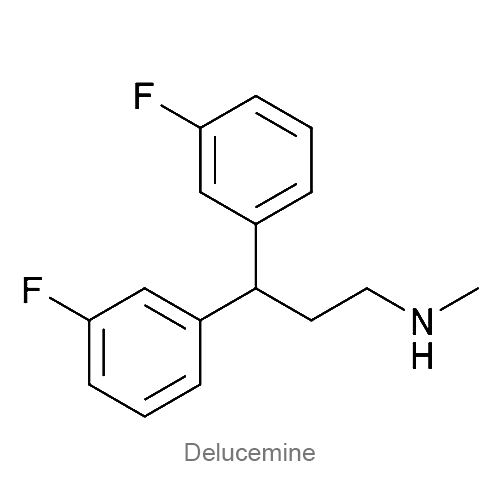 Структурная формула Делуцемин