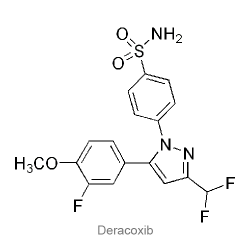 Структурная формула Деракоксиб