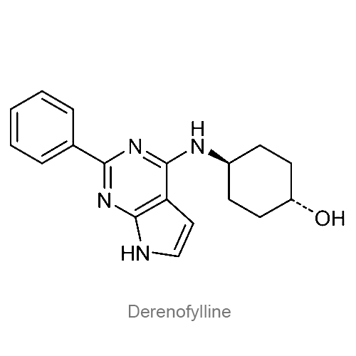 Структурная формула Деренофиллин