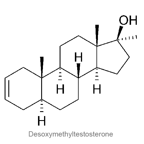 Дезоксиметилтестостерон структурная формула