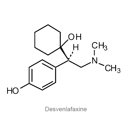 Десвенлафаксин структурная формула